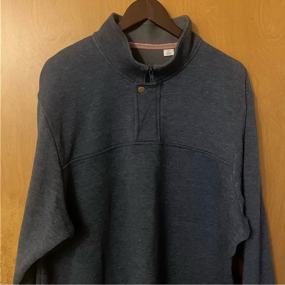 Orvis Men's Blue Quarter Zip Long Sleeve Embroider Pullover Sweatshirt Size XXL - Picture 3 of 14
